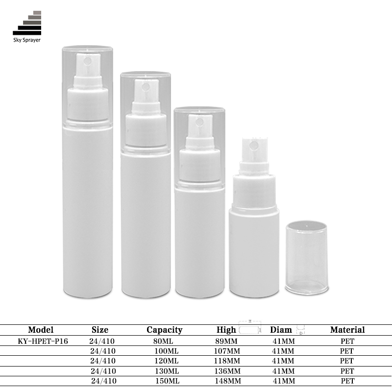 Hot Selling 80ml/100ml/120ml/130ml/150ml Skin Care Unique Plastic Mist Spray Water Bottle With High Quality