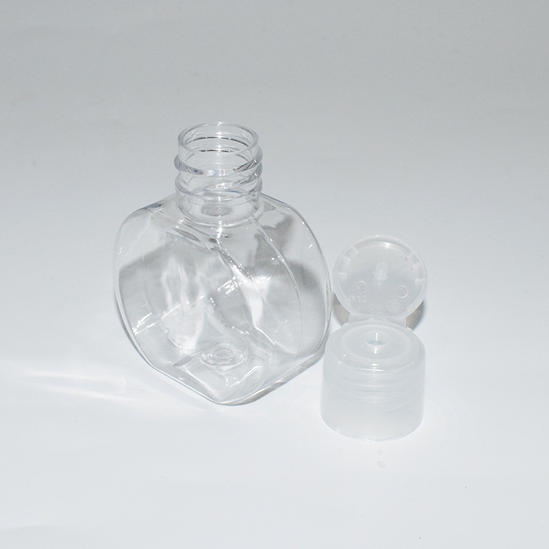 New Style Popular Irregular Shape Flip-open 40ml Cosmetic Plastic Pet Bottle