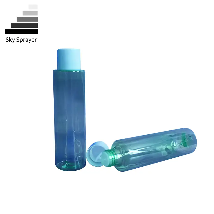 Rociador Sky - Botellas de plástico redondas de 500 ml y 200 ml para cosméticos, cuidado personal, sin agrupar 1