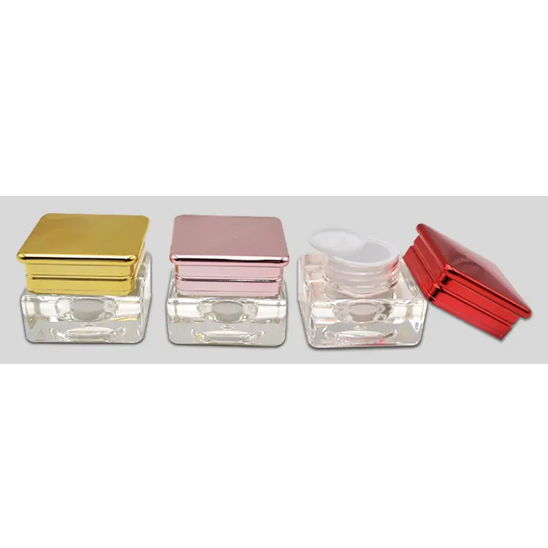 Sky Sprayer - Wholesale 3ml Cosmetic Jar Empty Makeup Container With Colorful Lid CONTAINERS 1
