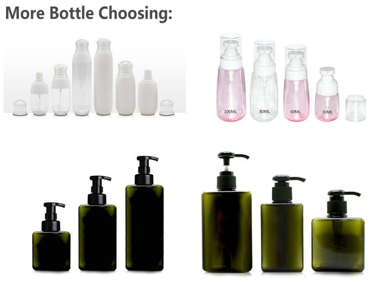 Sky Sprayer - 150ml 250ml Dark Green Square Shape Plastic Empty Lotion Pump Bottle Lotion Pump 12