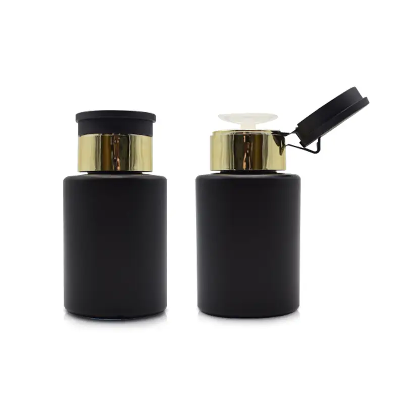 Sky Sprayer - 150ml Black Cosmetic Plastic Nail Polish Remover Pump Dispenser Bottle Ungrouped 1