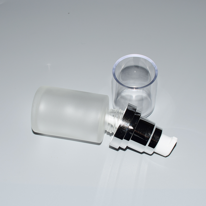 Custom colors 30ml empty glass body lotion spray bottle with pump