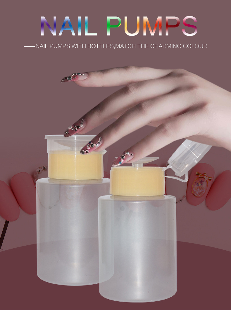 Pet plastic nail polish bottle with caps for sell