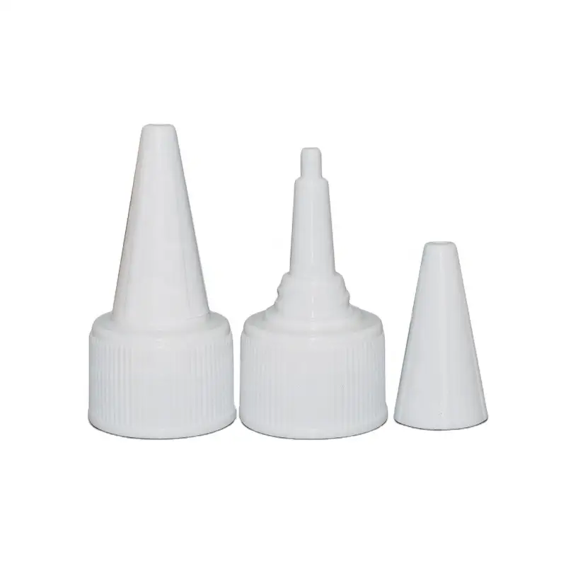 Sky Sprayer - China Supplier High Quality 18mm Plastic Pointed Top Cap Eye Drop Cap Twist Off Nozzle Cap For Cosmetic PLASTIC CAPS 1