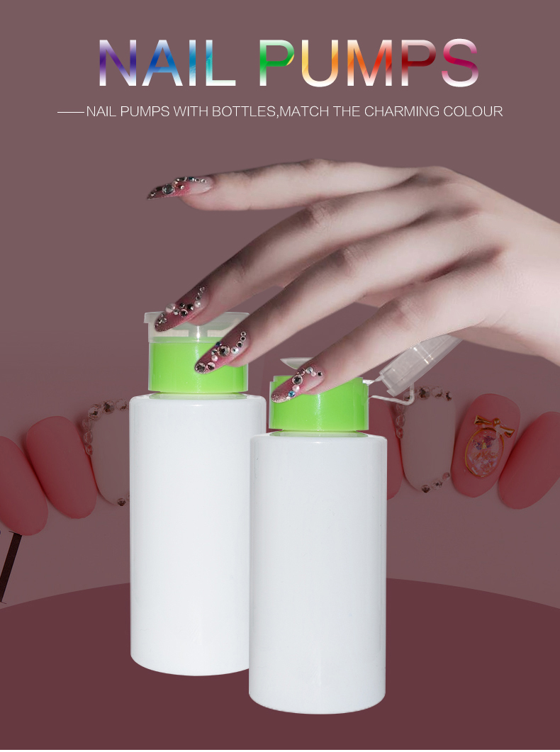 Personal Care 240ml PP Plastic Empty Nail Varnish Bottles