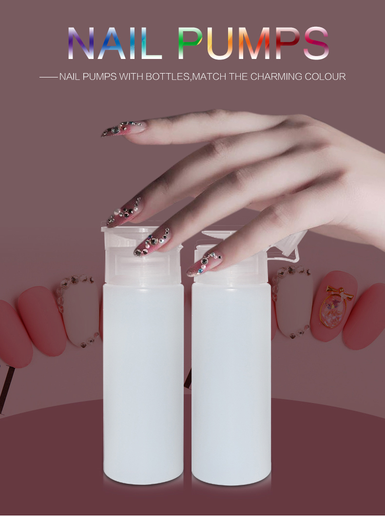 Plastic Nail Polish Remover Pump Dispenser Bottle Wholesale