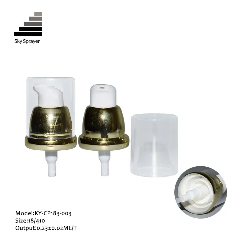 Sky Sprayer - Bomba de creme de tratamento de plástico de alta qualidade de 18 mm para uso cosmético, bomba de loção de creme desagrupada 1