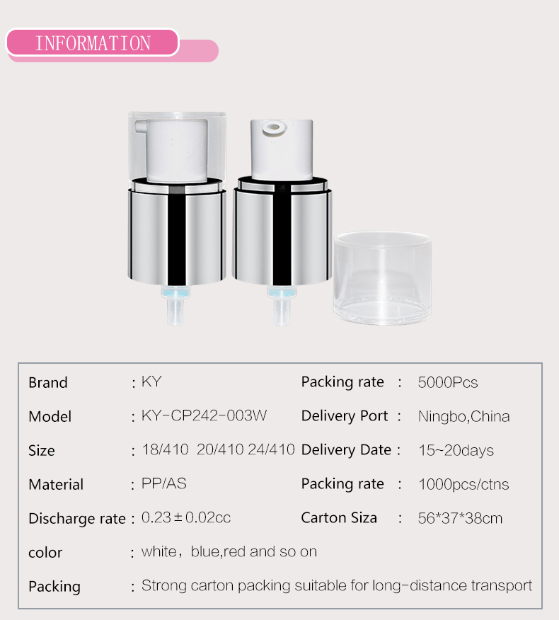 Pump Sprayer Type Plastic Pump,Plastic Shampoo Cream Pump,Screw Pump