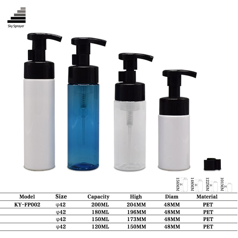 2020 Hot Sale Foam Pump Bottle 200ml For Cosmetics Foam Pump