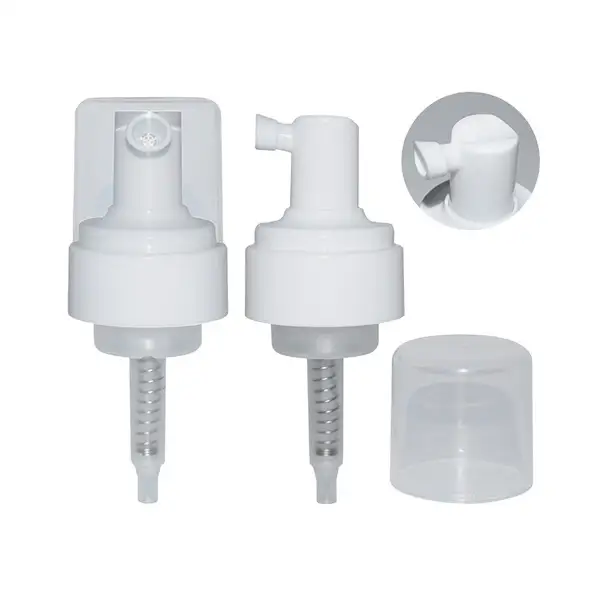 Sky Sprayer - Botella de perfume de plástico blanco de 42 mm con logotipo personalizado y bomba, sin agrupar, con tapa 1