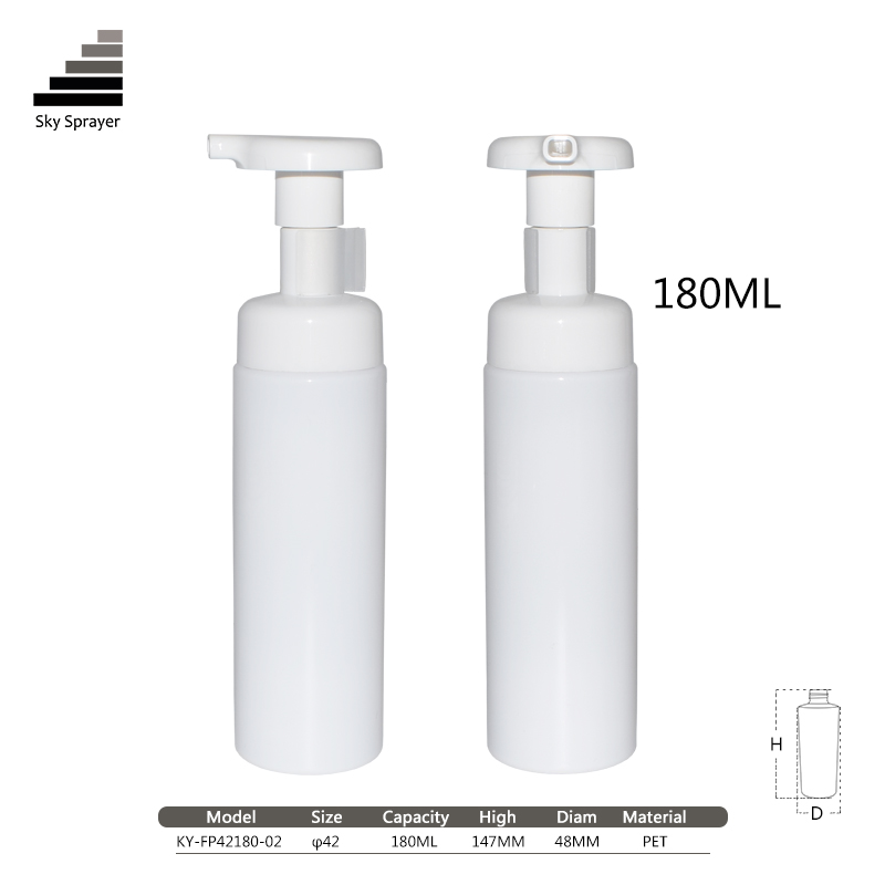 100ml Empty Plastic Pet Bottle Foam Pump For Liquid Hand Wash