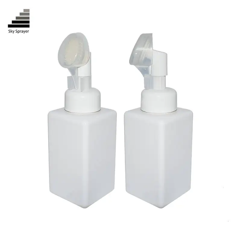 Sky Sprayer - Botella de plástico con bomba de espuma de champú con logotipo personalizado (sin agrupar) 1