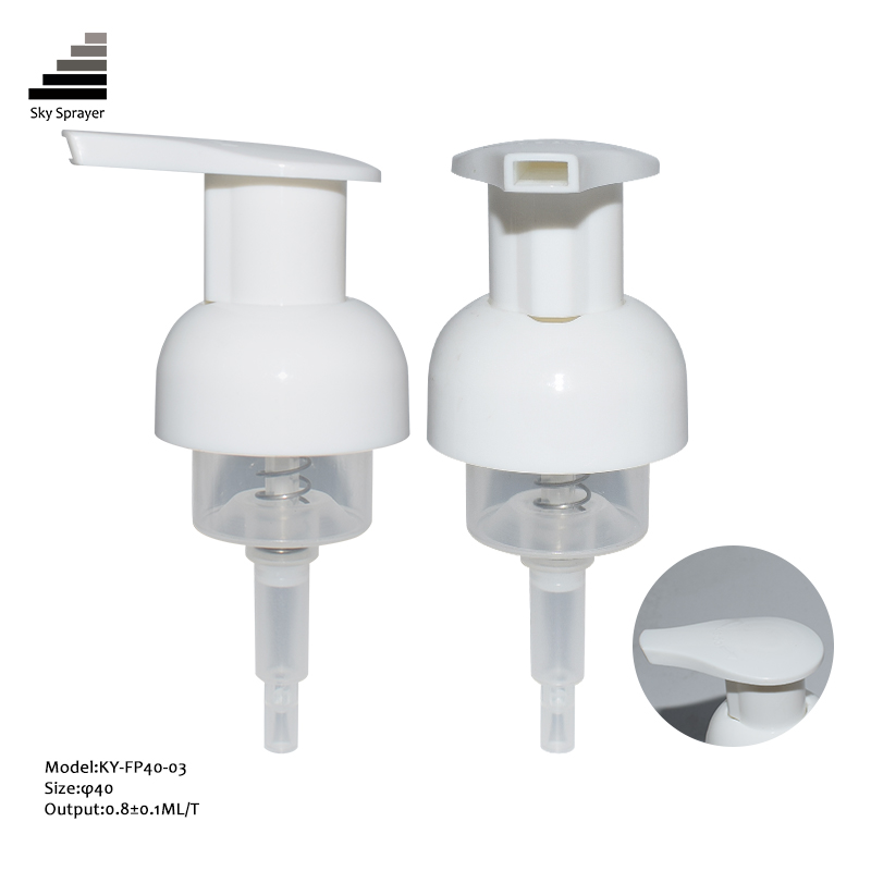 Sky Sprayer - Flat Over Cap 40mm White Color Plastic Foam Dispenser Pump Ungrouped 3