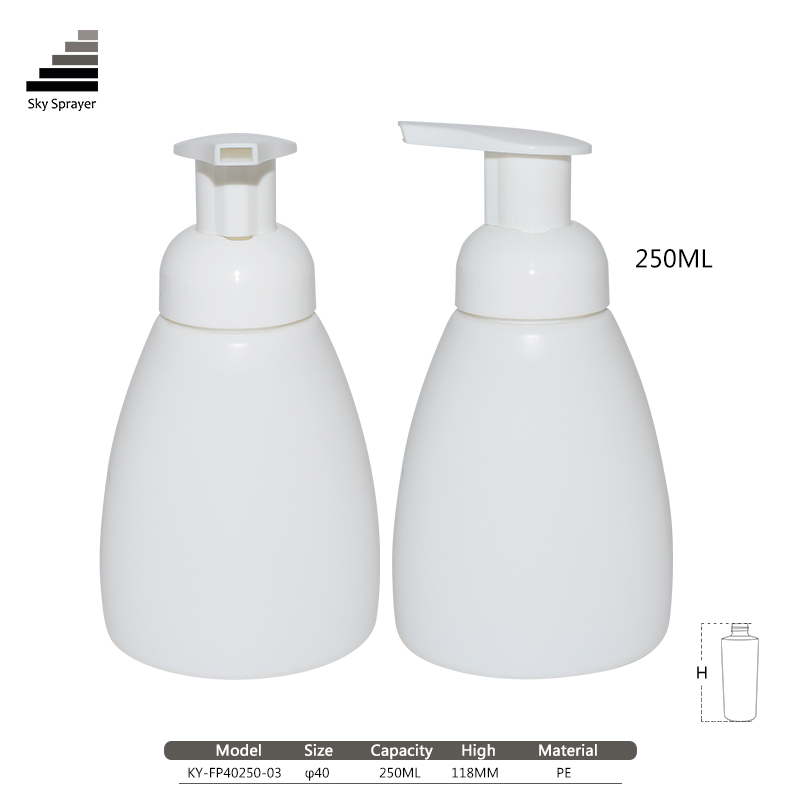 Sky Sprayer - Wholesale Cosmetic Bottle PP Plastic 250ml Foam Soap Pump Bottle Ungrouped 5