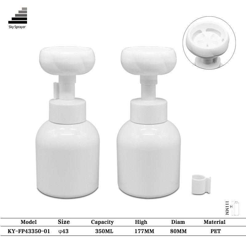 2020 Cost-effective elastomeric foam pump plastic bottle 350ml