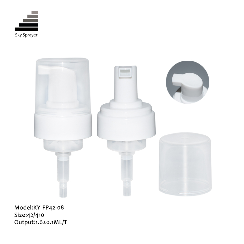 Распылитель Sky Sprayer - 40/410, профессиональный косметический пенный флакон из полипропилена с насосом для пены и крышкой 6