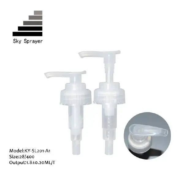 Sky Sprayer - Made In China Custom 28/410 White Lotion Pump For Plastic Bottle Lotion Pump 1