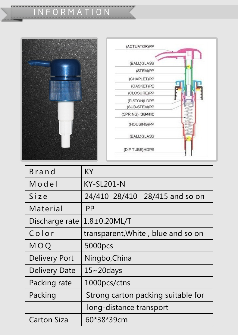 Supplier Plastic Soap And Hand Dispensers Bottle Pump Sprayer Lotion Pump