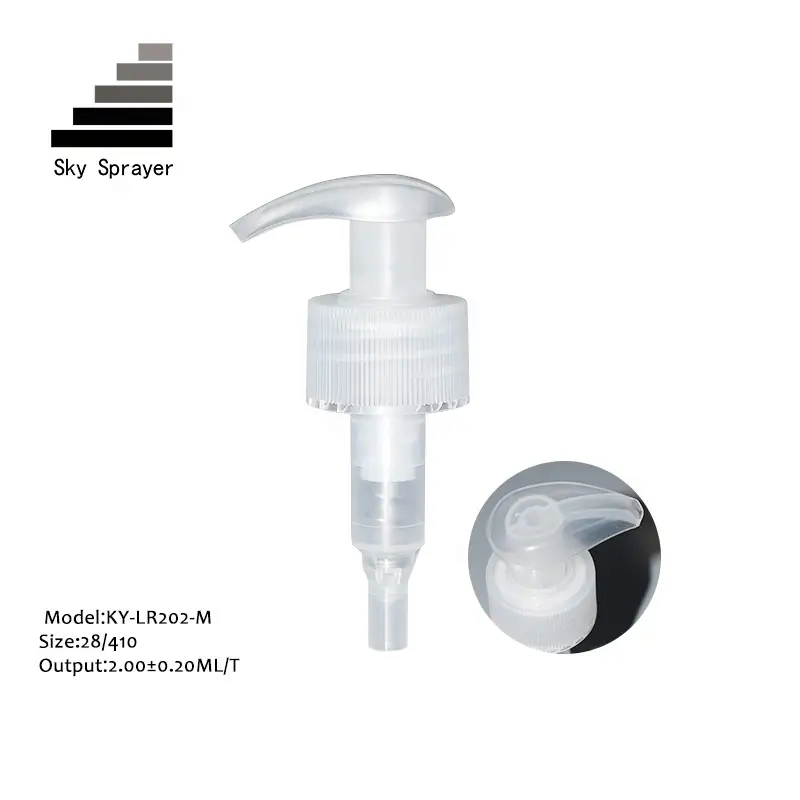 Sky Sprayer - High Grade Transparent 28/410 Lotion Dispenser Plastic Pump Top Lotion Pump 1