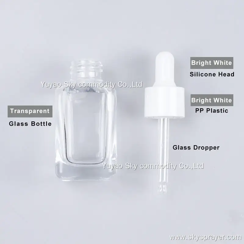 Luxury Glass Dropper Bottles - Customizable Sizes 4