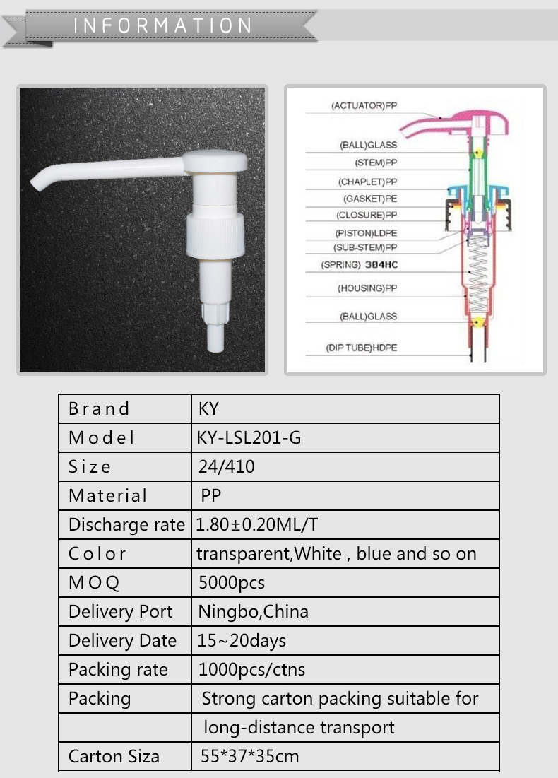 foam soap pump soap dispenser plastic Long nozzle pump bottle