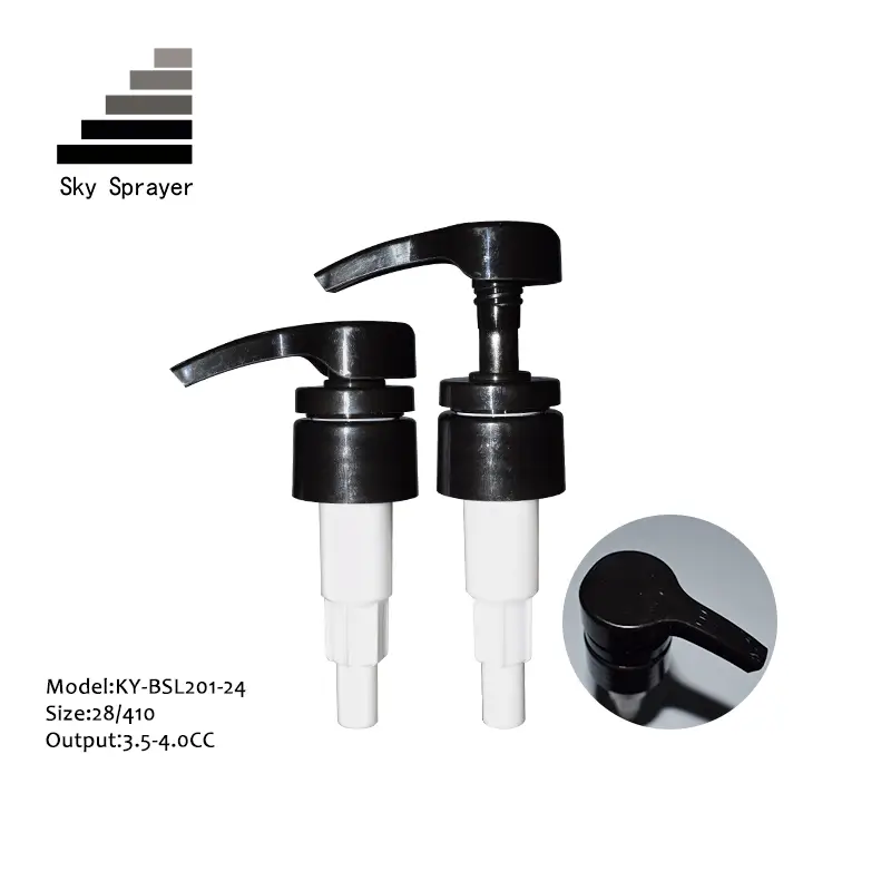 Sky Sprayer - Dispensador de jabón líquido con bomba de loción de 500 ml, espuma negra, bomba dosificadora de jabón líquido, BOMBAS 1
