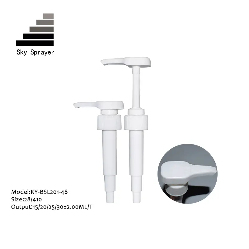 Sky Sprayer - Types of packaging pump for shampoo and liquid soap PUMPS 1