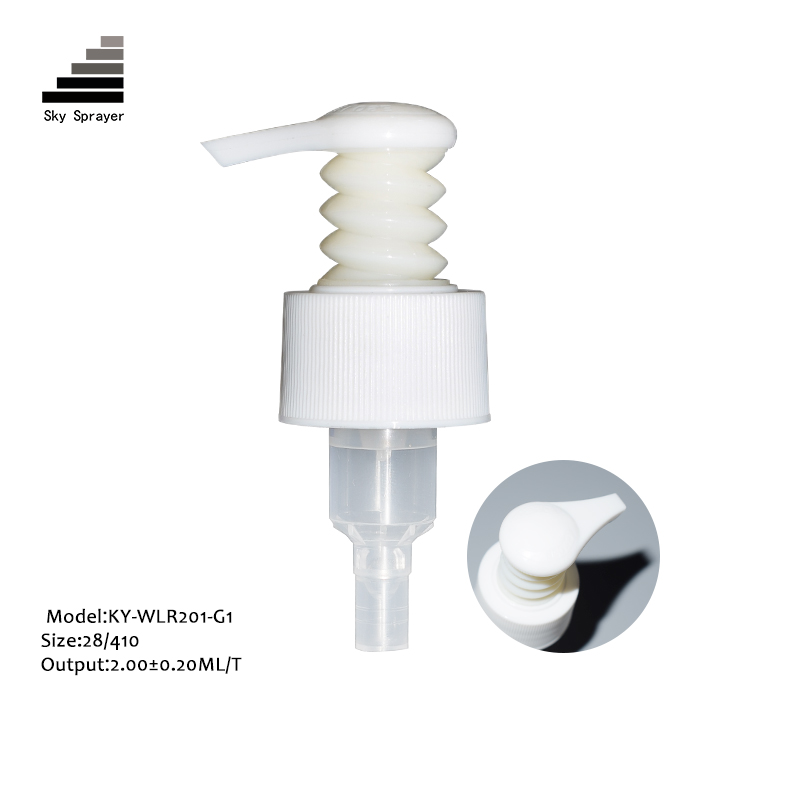 Sky Sprayer - Custom external spring plastic hand lotion dispenser pump 28/410 PUMPS 3