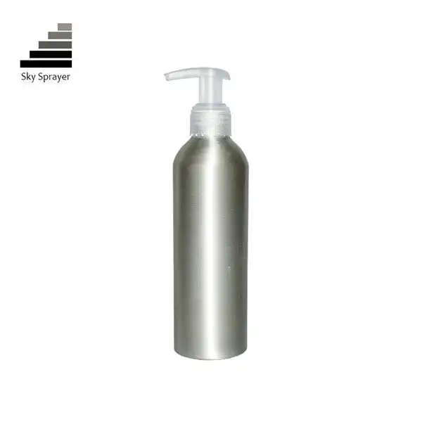 Sky Sprayer - Topkwaliteit aluminium zilveren bodyflessen shampoo-lotionfleshouder ongegroepeerd 1