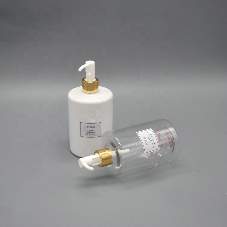 500ml White Lotion Pump Bottle - Factory Direct Sale - QC Inspected - PET Plastic 10