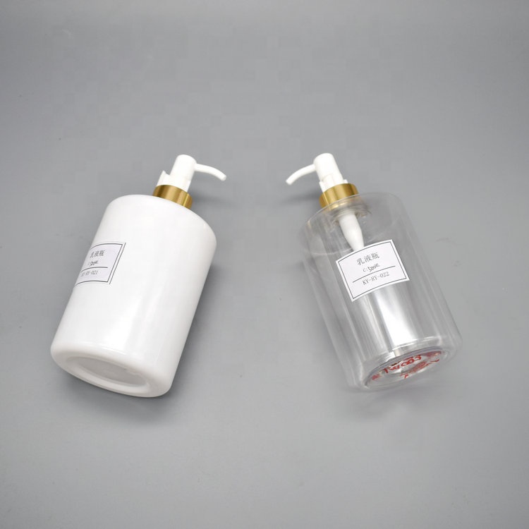 500ml White Lotion Pump Bottle - Factory Direct Sale - QC Inspected - PET Plastic 11