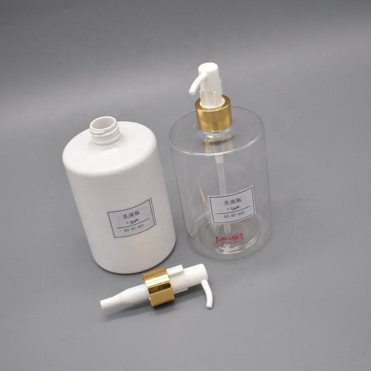500ml White Lotion Pump Bottle - Factory Direct Sale - QC Inspected - PET Plastic 9