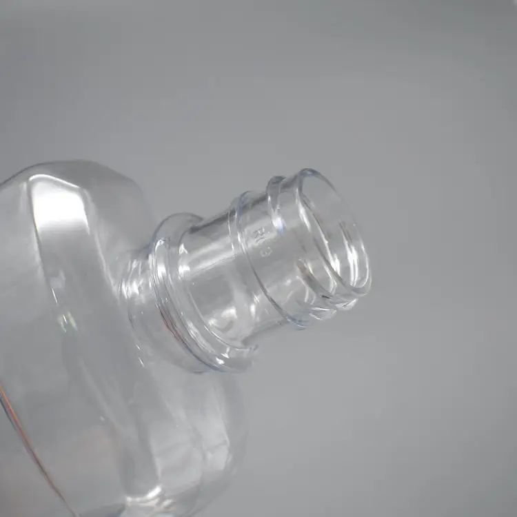 120ML Airless Pump Bottle - High Quality Transparent Plastic With Lid 4