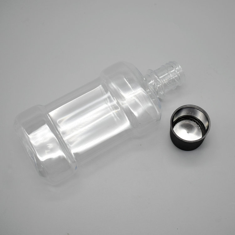 80ML 180ML 250ML 350ML 500ML Custom Transparent Plastic With Lid Mouthwash Bottles pp Airless Bottle