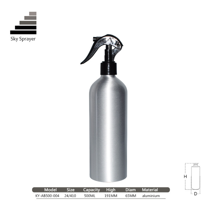 Sky Sprayer - 500ML Skin Care Aluminum Cosmetic Spray Bottle Airless Pump Bottle Aluminum Bottle 6