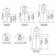 Customizable Color PETG Airless Fine Mist Spray Bottles for Cosmetics 5