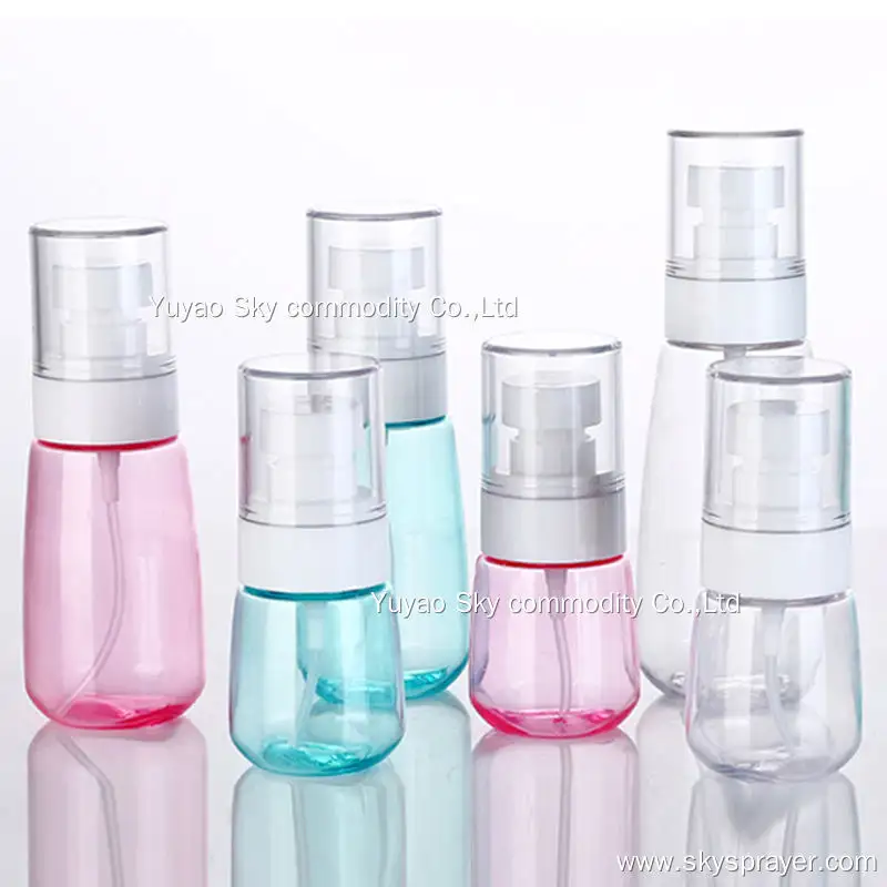 Customizable Color PETG Airless Fine Mist Spray Bottles for Cosmetics 2