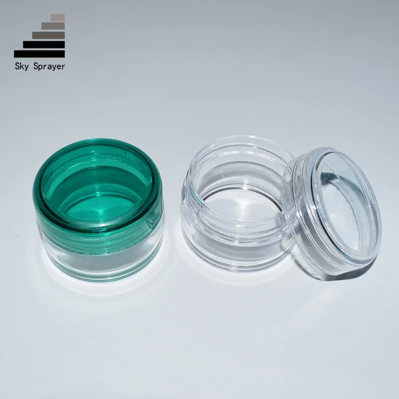 Custom Cosmetic Jars - 20ml Green Lid Airless Cream Jars 4