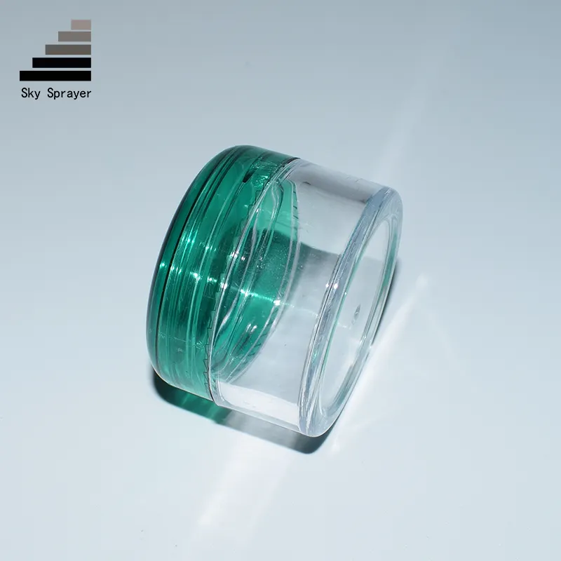 Custom Cosmetic Jars - 20ml Green Lid Airless Cream Jars 5