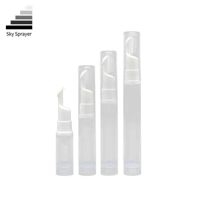Sky Sprayer - Crema para ojos en botella sin aire PP Bomba de vacío Suero Botella sin aire 5 ml 10 ml 12 m 1