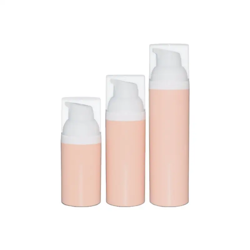 Sky Sprayer - High quality pink airless plastic cream bottle Airless Bottle 1