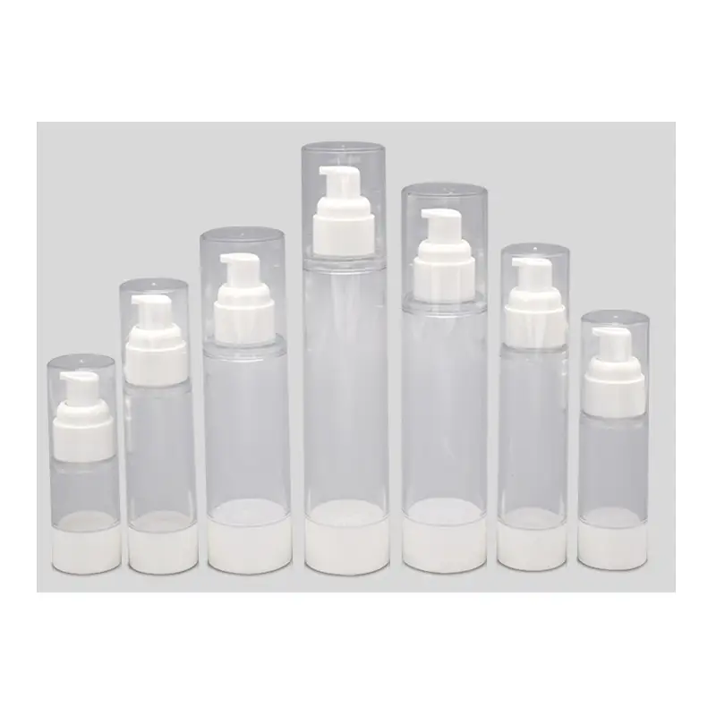 Sky Sprayer - 15ml 30ml 40ml 50ml 80ml 100ml 120ml white PP airless pump bottles airless bottle for lotion cream Airless Bottle 1