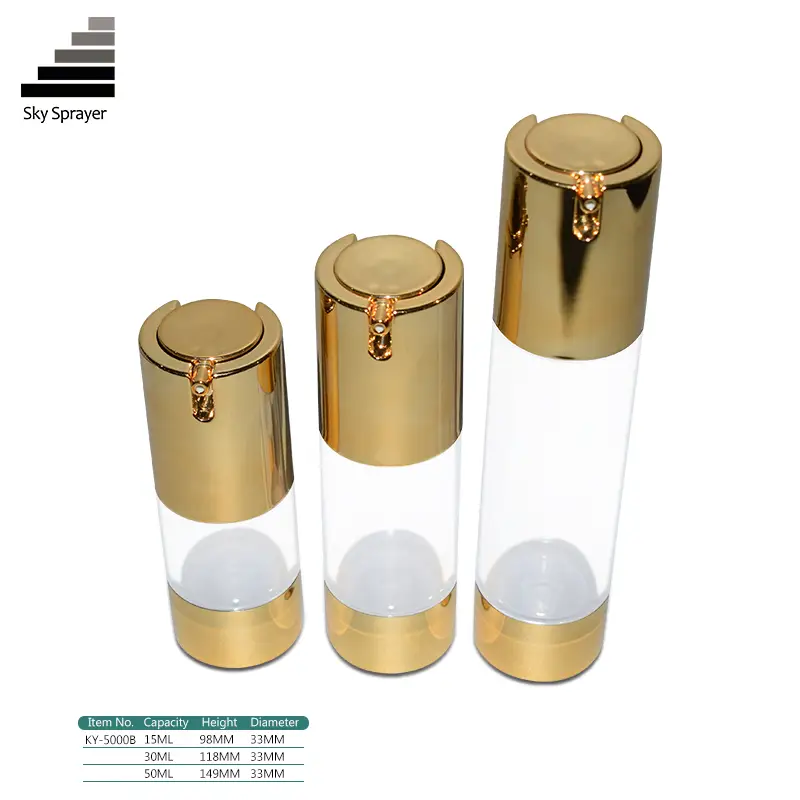 Sky Sprayer - 10/15/20/30/50 ml Cosmetic Airless Pump Bottle For Skin Care Packaging Airless Bottle 1