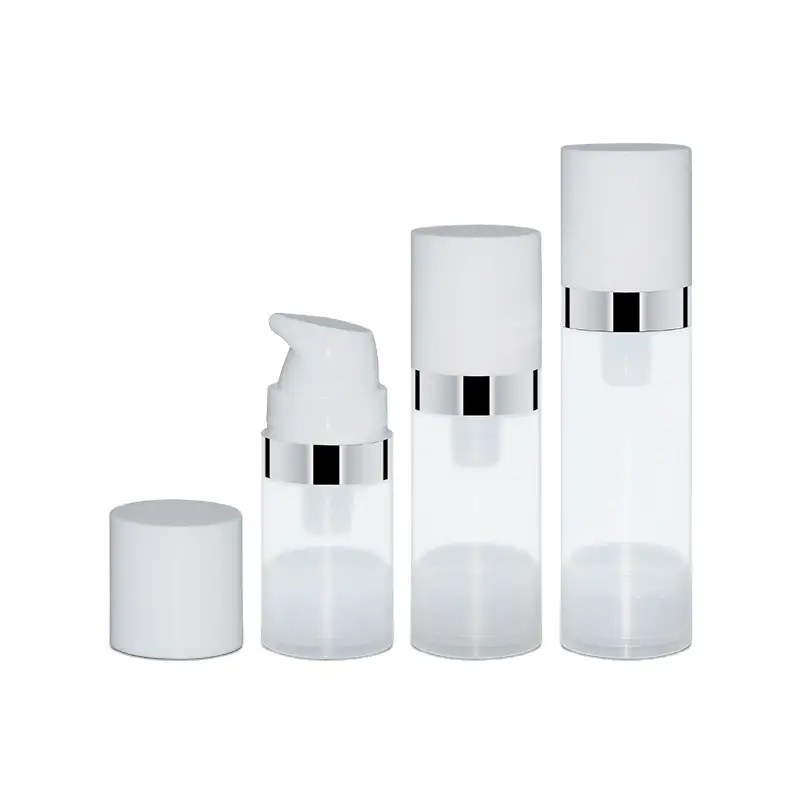 Sky Sprayer - New Design Transparent Pp Plastic Cosmetic Cream Bottles Airless Bottle 1