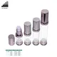 Unique Pink Plastic Airless Pump Bottles for Cosmetics 4