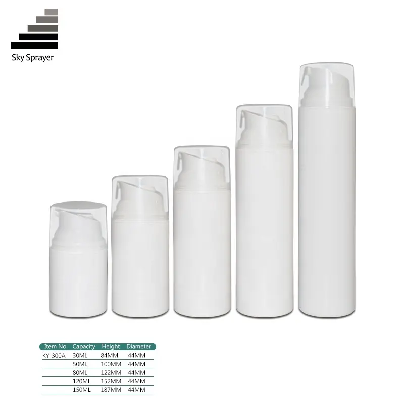 Chemically-Stable Clear Airless Pump Bottle 2