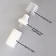 Plastic Airless Pump Bottles - Precision Finish, Various Sizes and Spray Cap 5