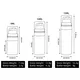 Wholesale Airless Cosmetic Bottles - Precision Finish 5ml 10ml 15ml 4