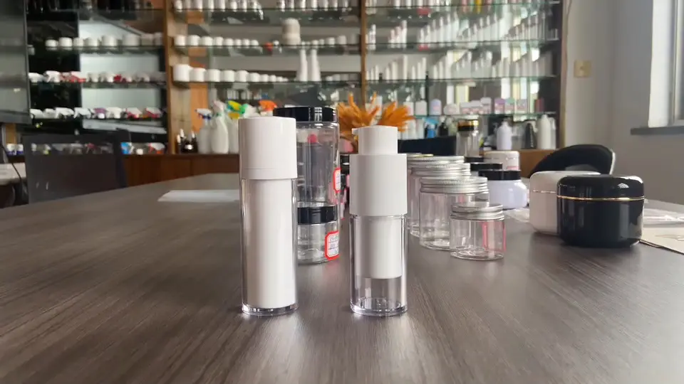 15/30/50ml Cosmetic Airless Bottle Press Isolation Vacuum Bottle For Moisturizing Lotion Essence 1